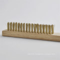 Factory new product industrial steel wire brush wire metal hand brush wooden wire  brush